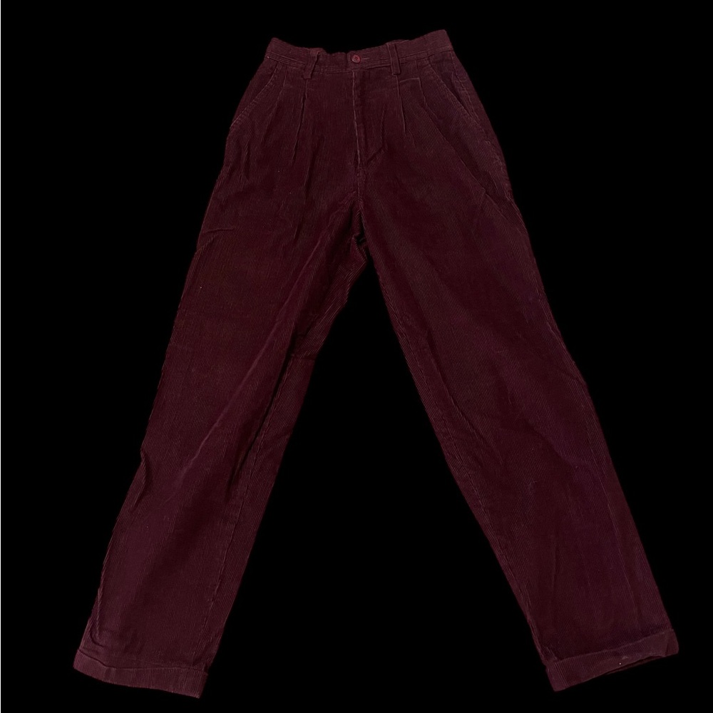 Dress Barn Maroon/Burgundy Straight Leg Pants